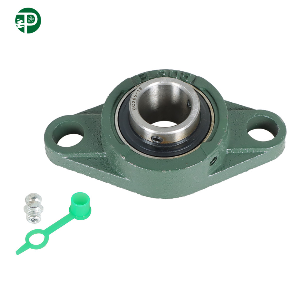 10Pack 1" Bore UCFL205-16 Pillow Block Flange Bearing 2 Bolt Solid Base