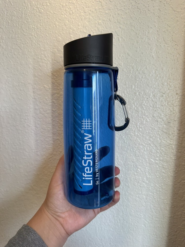 Used LifeStraw Go Water Filter Bottle