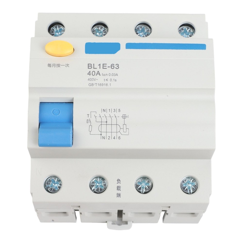 3P+N ML1E63 Leakage Protector With Screw Fixed Installation For Stability
