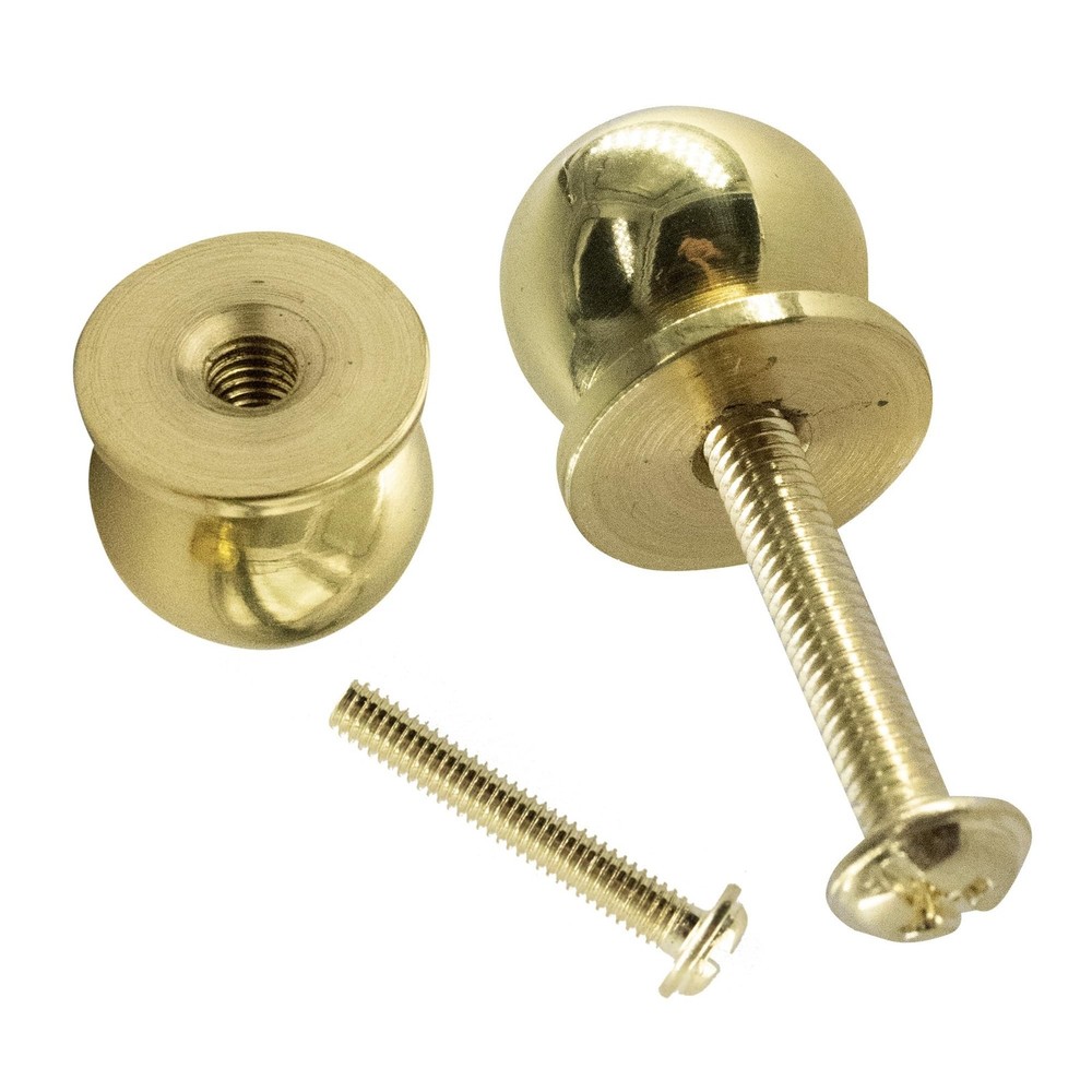 Mini Round Solid Brass Knobs, 1/2 Inch (14mm) Diameter Antique Metal Cabinet ...