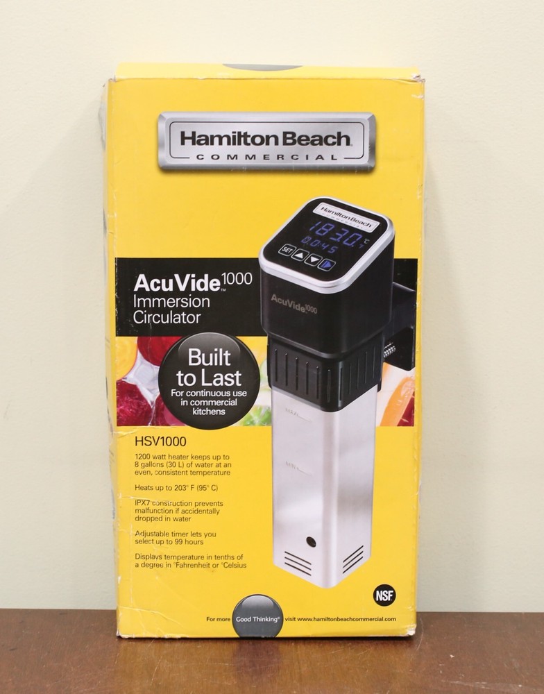 Hamilton Beach HSV1000 Acu Vide™1000 Immersion Circulator
