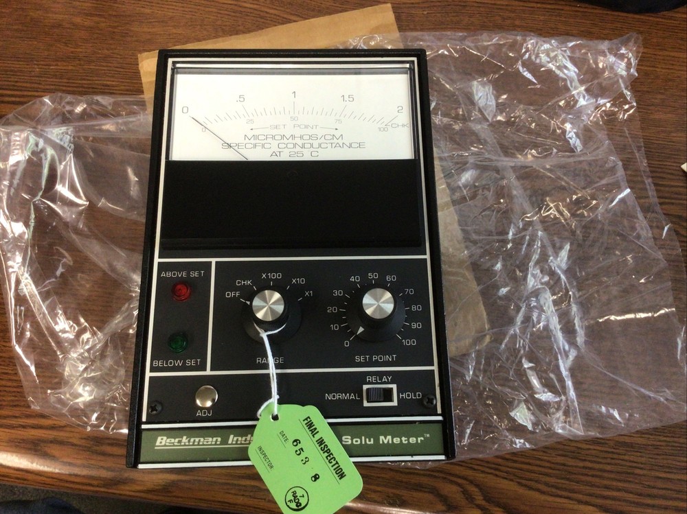 Beckman Industrial Solution Meter SM-3 NOS