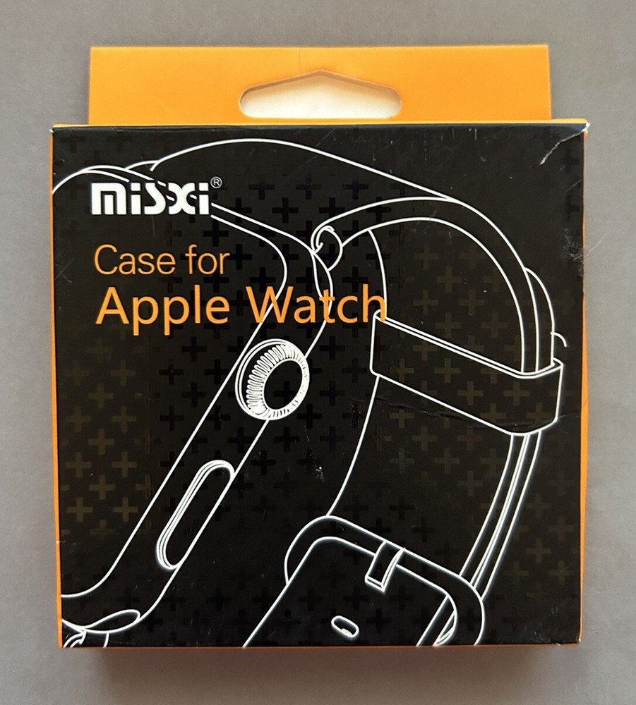 Misxi Case For Apple Watch 2 Pack (1 Silver + 1 Transparent) 41mm
