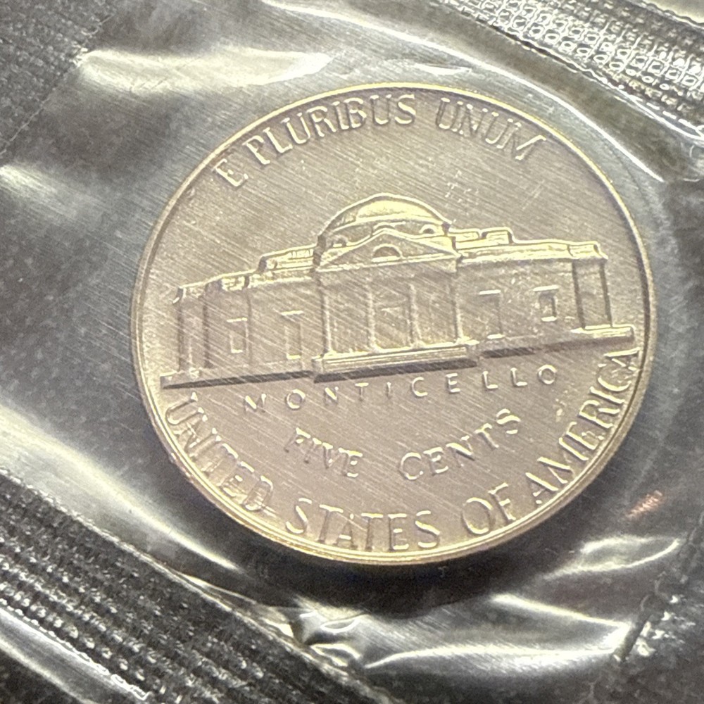 1964 Jefferson Proof Nickel In Original Cellophane Packaging