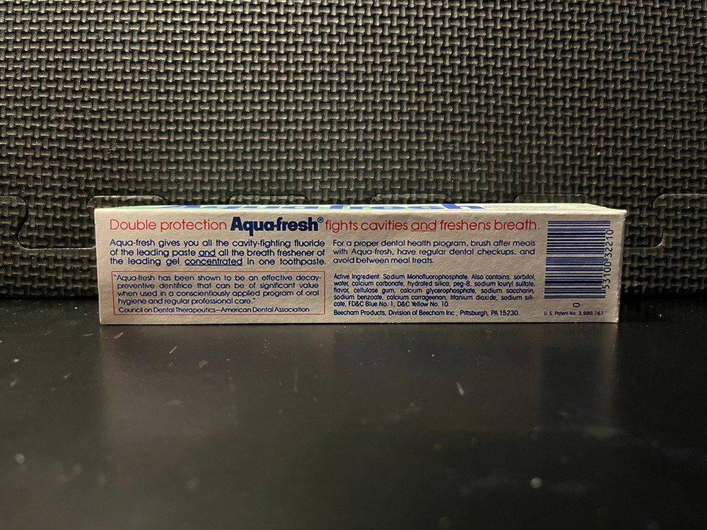 1970's Toothpaste - 5 emtpy custom design display boxes