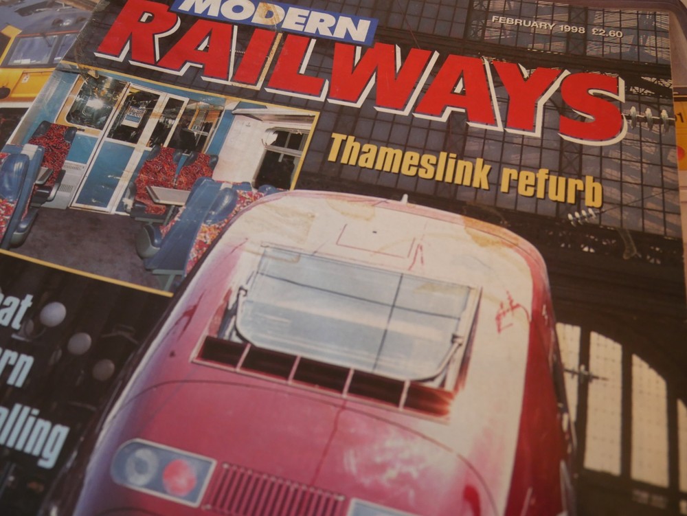 Modern Railways magazine x 12, year 1998 complete