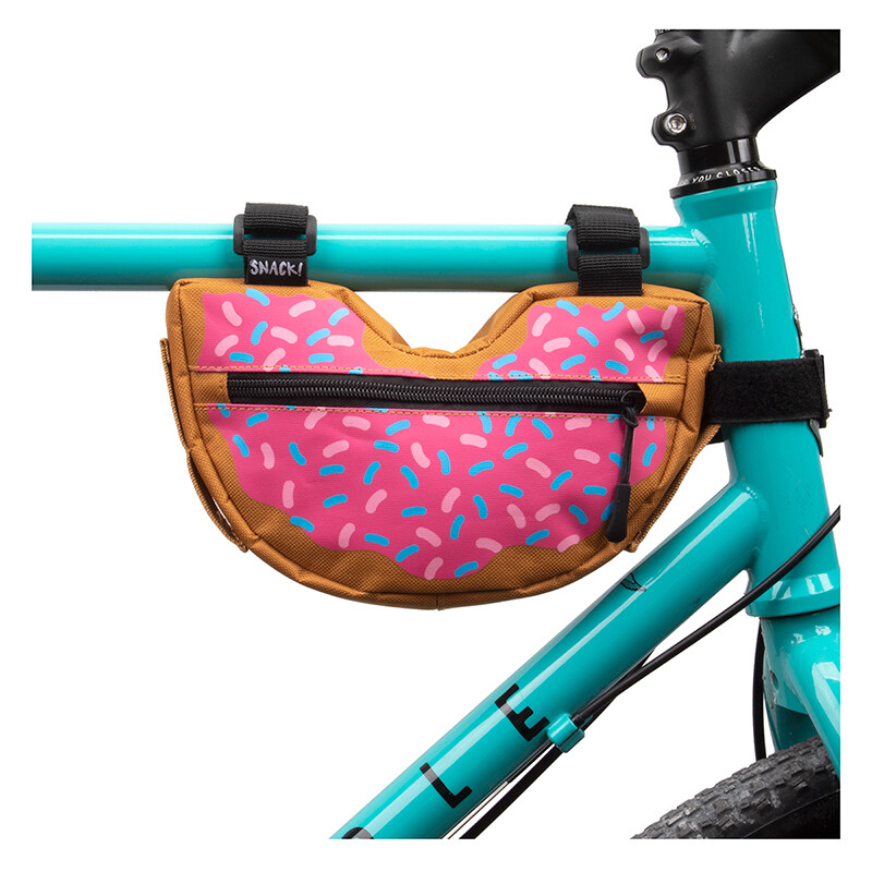 Bicycle Bag Snack Frame Donut