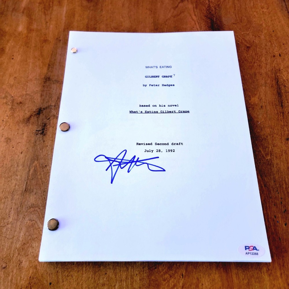 Juliette Lewis What's Eating Gilbert Grape Signed Script Full 103 Pages PSA