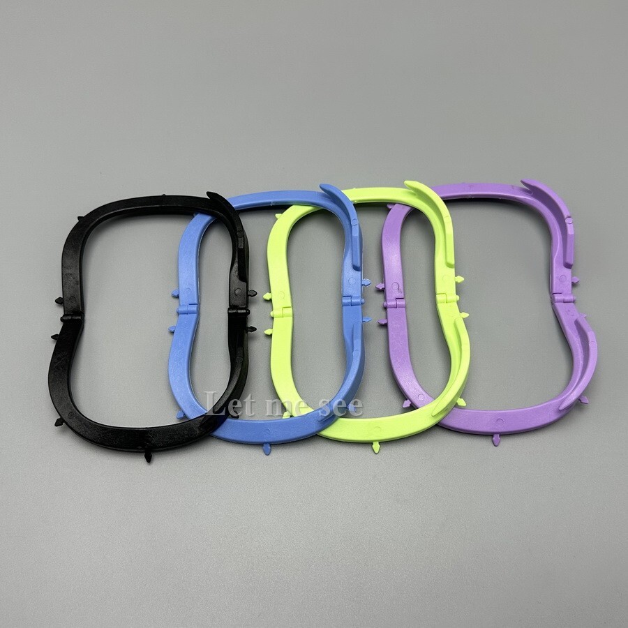 Dental Rubber Dam Sheet Frame Bracket Plastic Foldable S.S. Frame Template Punch