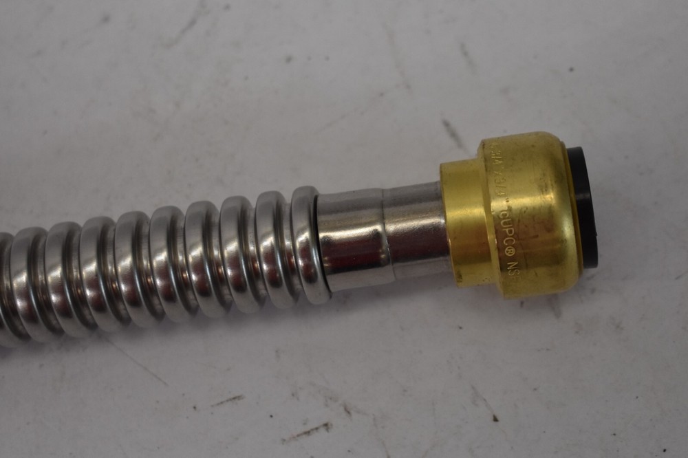 Lot of 2 Tectite Apollo Push To Connect Water Heater Connector 3/4" x 24"