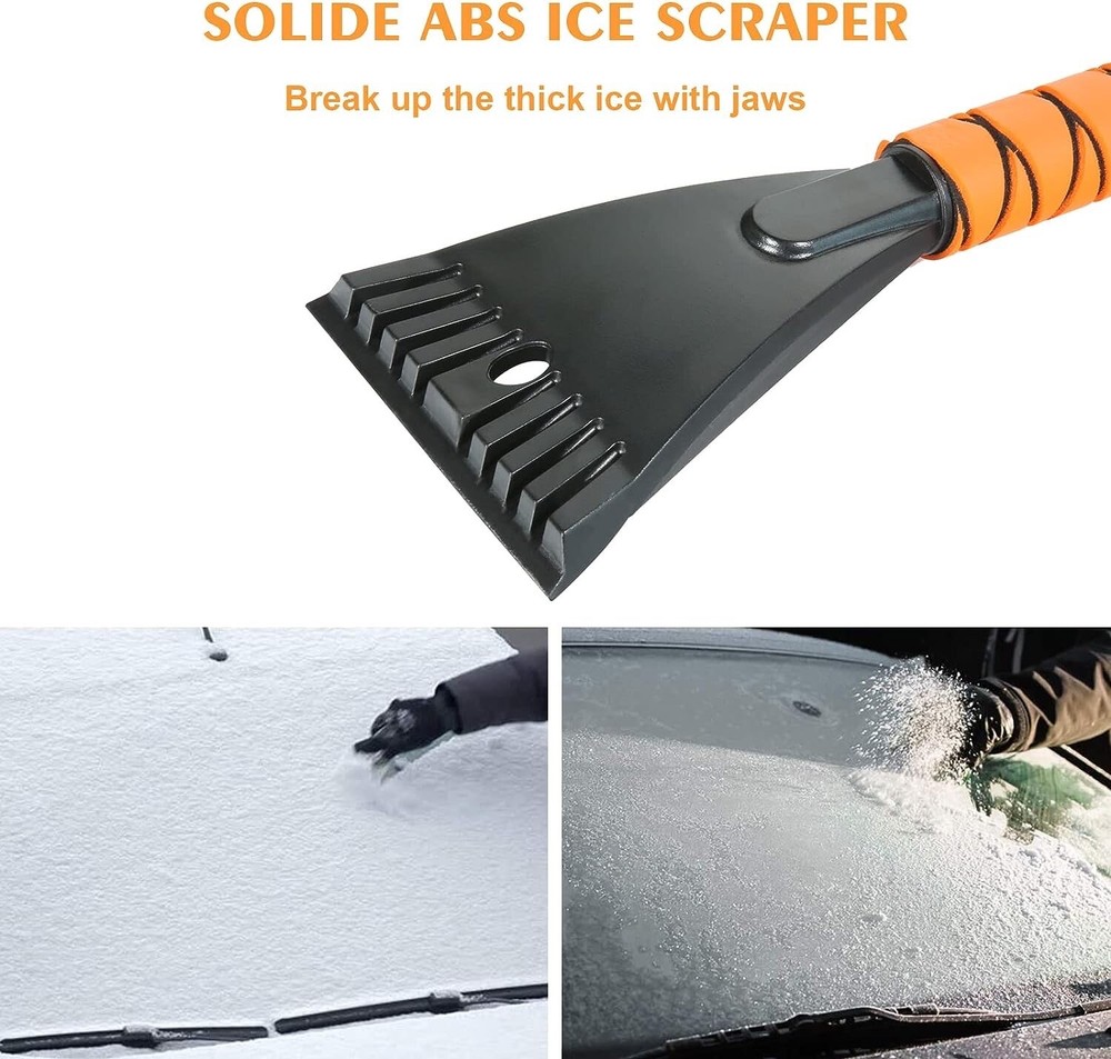 Aoryoa 2PCS 27" Ice Scraper Snow Brush, Ice Scraper for Car Windshield