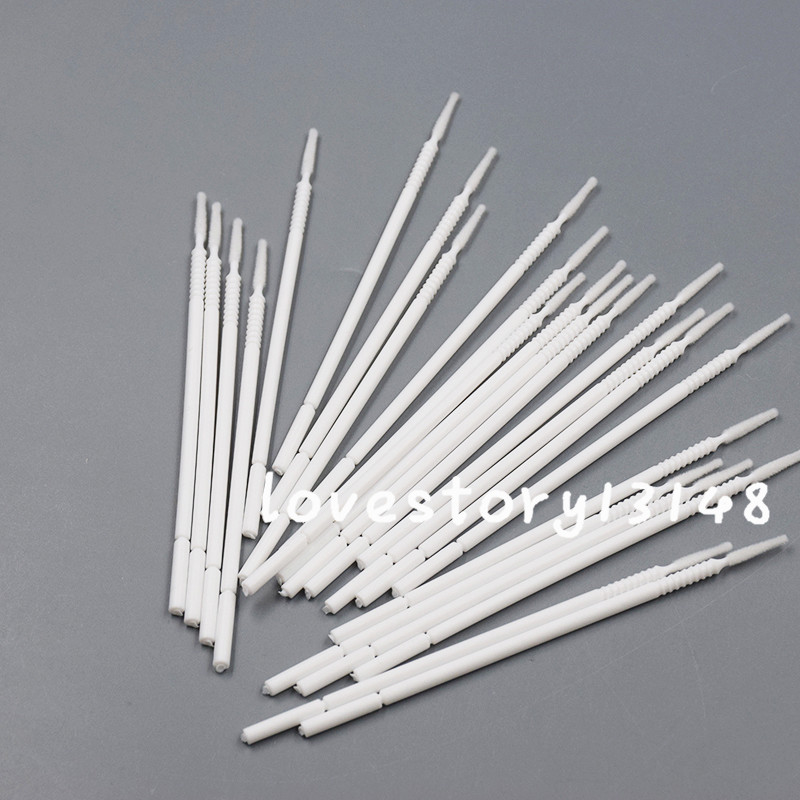 Dental Disposable Micro Brush Bendable Applicator Tips Long Cylidner Stick