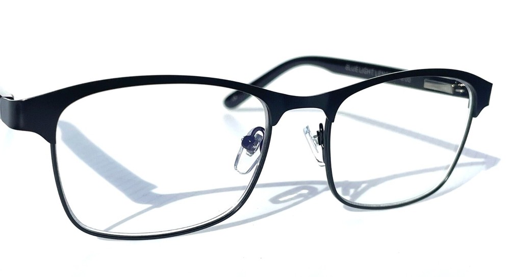 Gry Mattr DESIGNER READERS Mat Black Frame PUNCTUAL Blue Light Blocking Eyewear