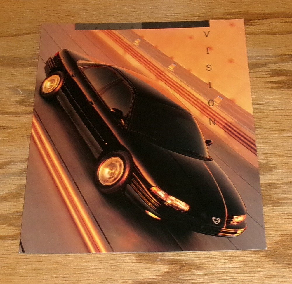 Original 1995 Eagle Vision Foldout Sales Brochure 95