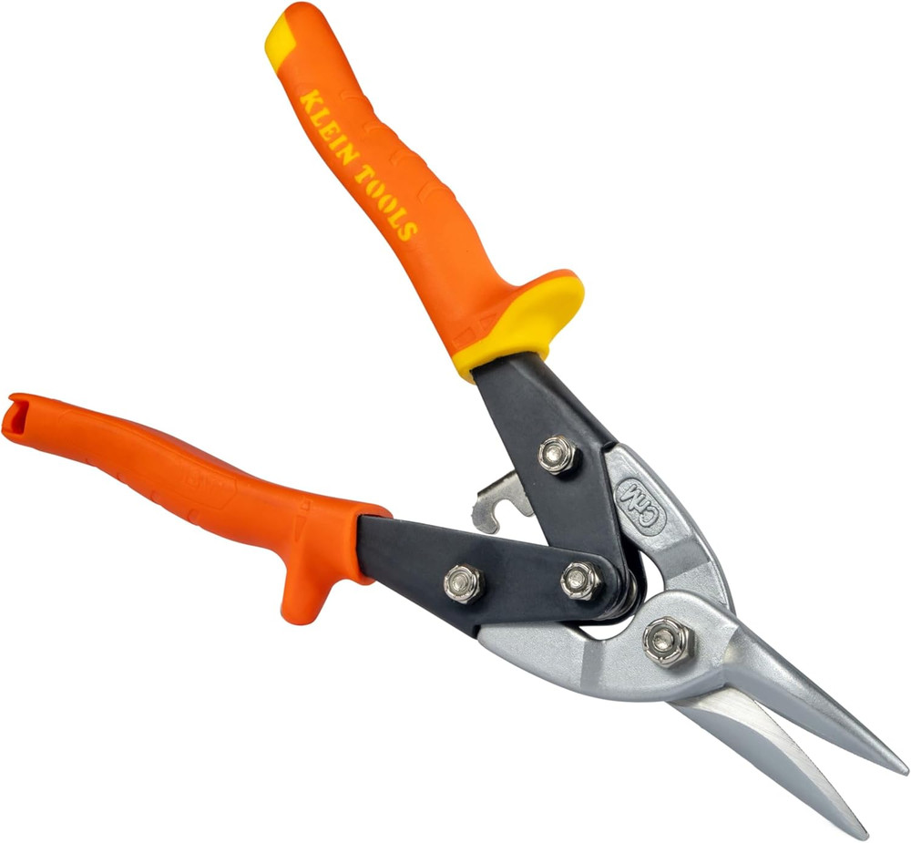 1202S Aviation Snips with Wire Cutter, Straight
