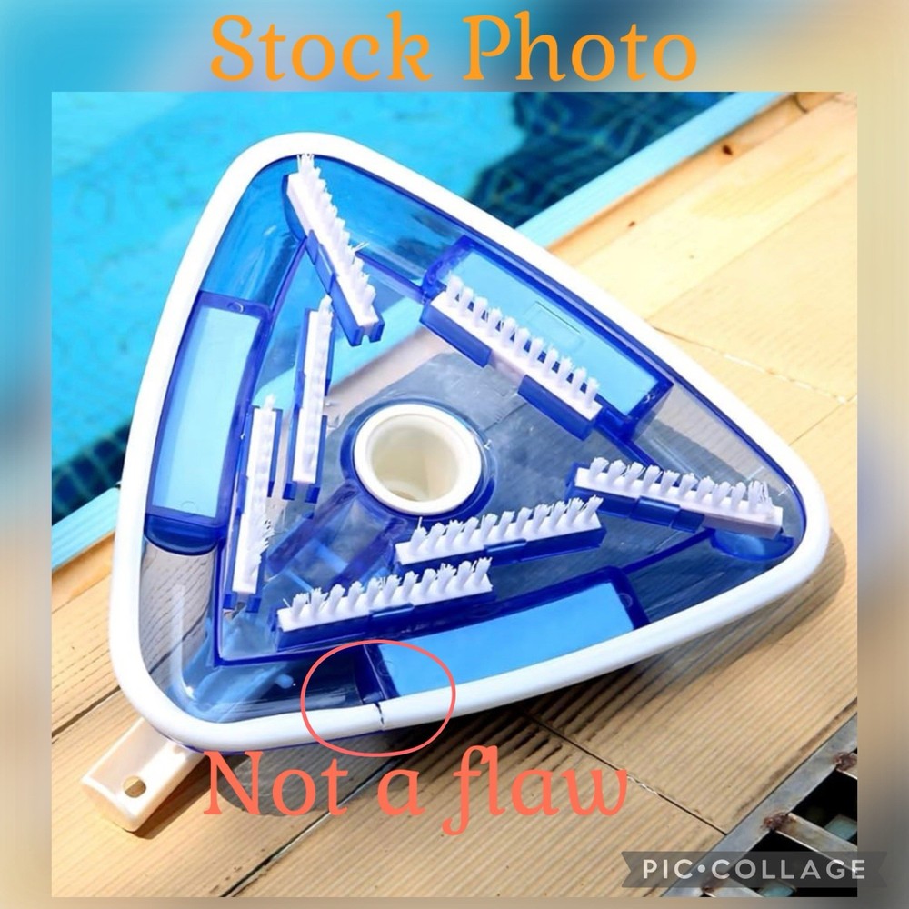 GA Pool Products Triangular Pool Vacuum Head – New Old Stock, Sealed Packaging