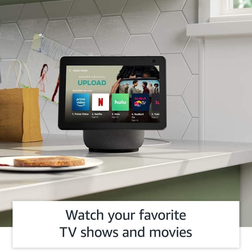 Amazon Echo Show 10 3rd Gen Smart Display T4E4AT Motion Sensing Black Excellent