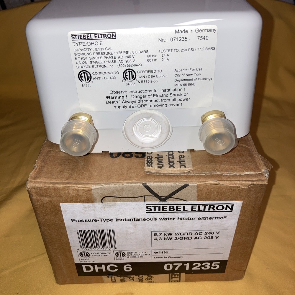 Stiebel Electron Instantaneous Water Heater DHC6