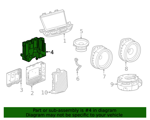 Genuine GM Mount Bracket 39090578