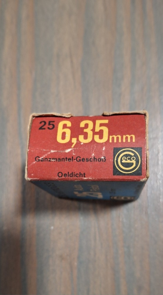 Vintage .25 Ammo Box