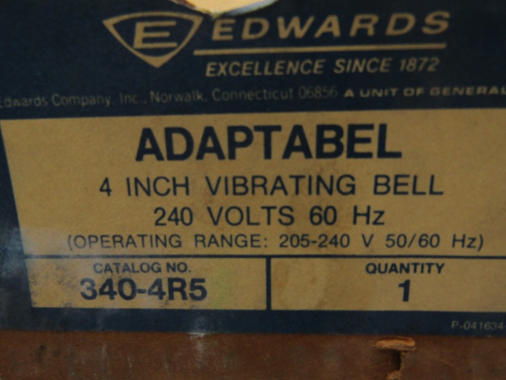 Edwards 340-4R5 Bell 240v