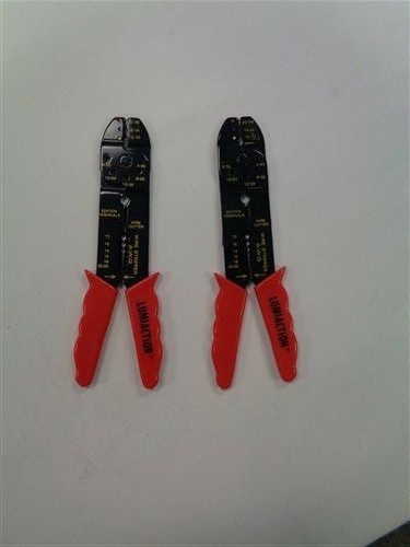 LUMIACTION E065 ELECTRICAL WIRE CUTTER / CRIMPER / STRIPPER PAIR (2)