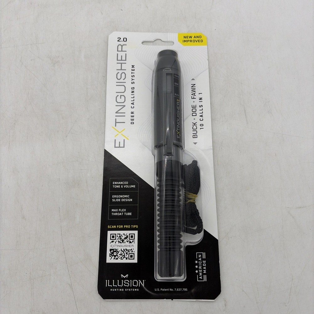 Illusion Systems Extinguisher Deer Call 2/0, Gray