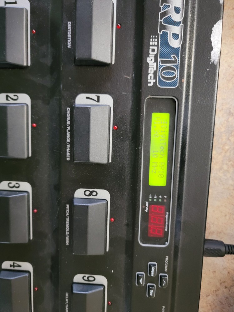 Vintage 1994 DOD Digitech RP-10 Multi Effects Digital Processor W/power Supply