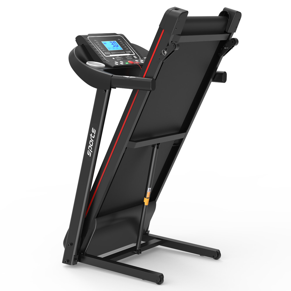 Folding Treadmill Electric Running Jogging Machine 5''LCD Display w/ Bluetooth