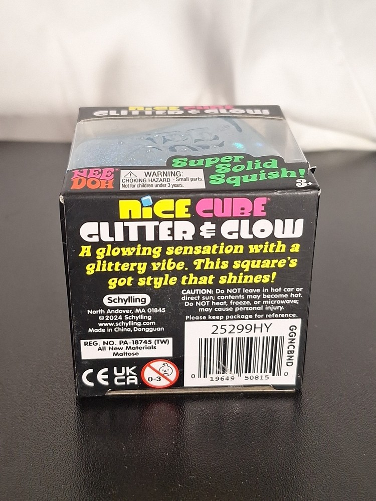 Nee Doh Nice Cube Glitter & Glow