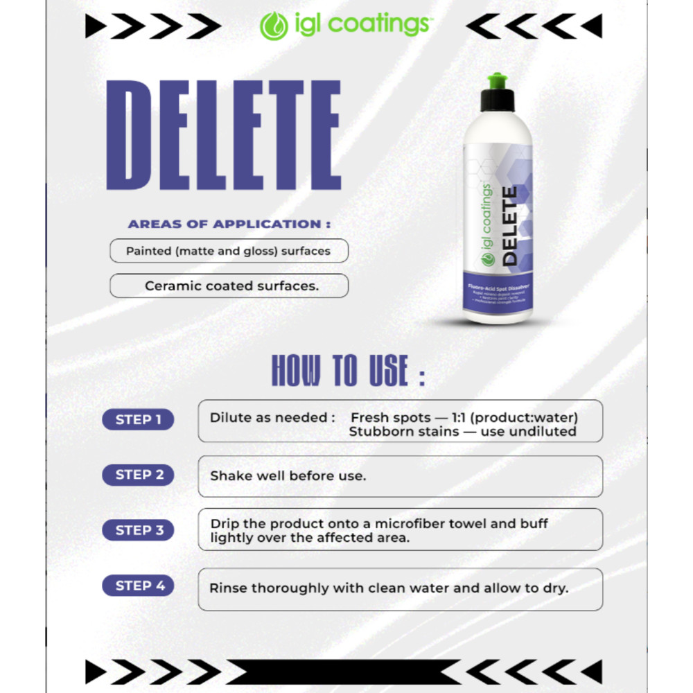 Ecoclen Delete (500ml) Water Spot Remover