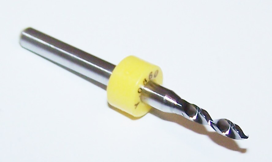 (5) #44 (.0860") Carbide Drills PCB Type Kyocera 100.0860.400