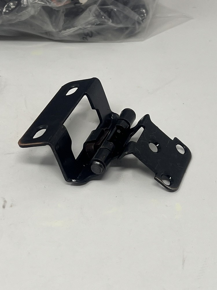 24x DecoBasics Partial Overlay Cabinet Hinges 1/2” Bronze
