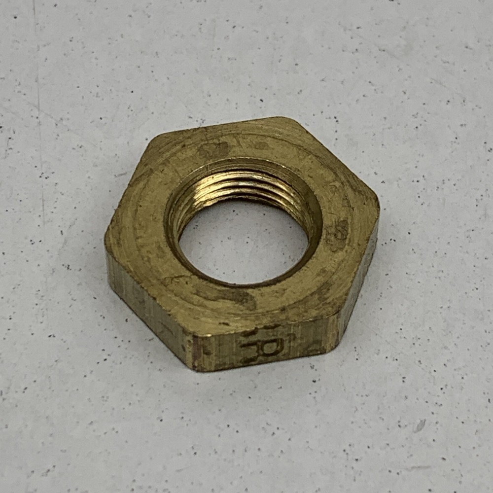 (20-Pack) Alkon 111A-2 Thin/Slim 1/8" NPT Solid Brass Hex Lock Nut Locknut