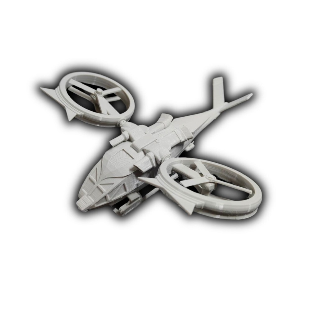 Samson Aerospatial Avatar Helicopter with interior 1:32 Scale DIY model kits