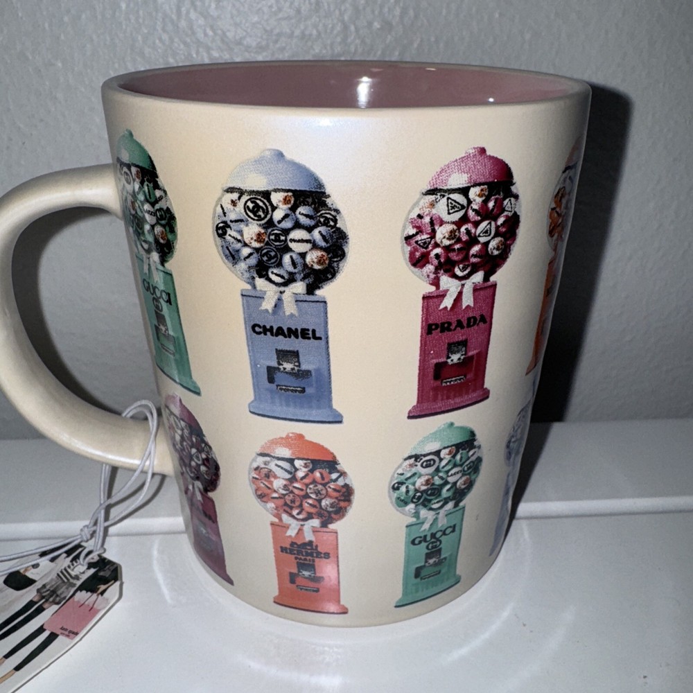 NWT Designer mug gum ball machine collection