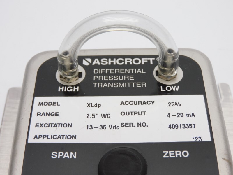 ASHCROFT XLDP 13-36VDC 2.5"WC NSNP