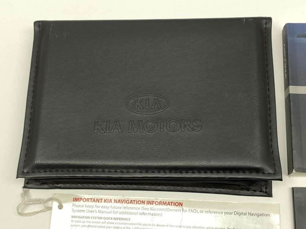Owners Manual 2012 Kia Optima 86751