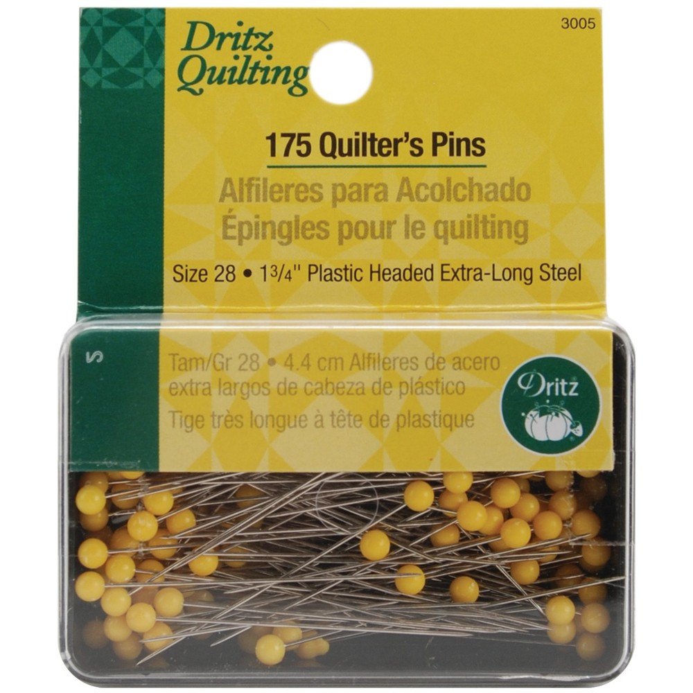 Dritz 3005  Quilting Quilter's Pins-Size 28 175/Pkg