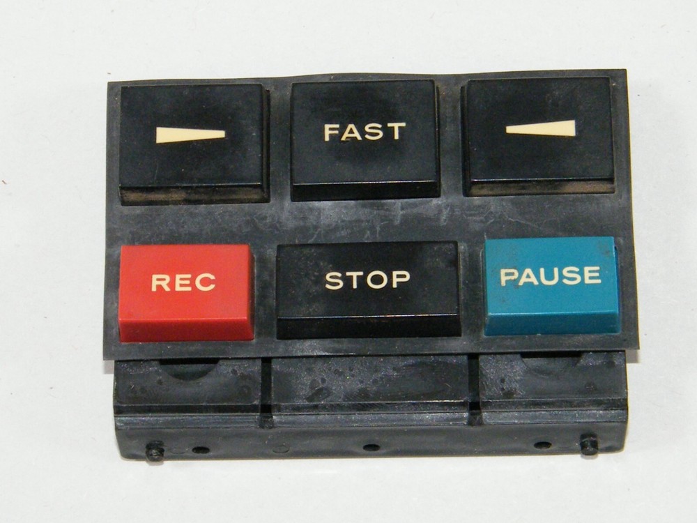 TEAC A-4300 REEL TO REEL BUTTON ASSEMBLY FAST, REC, STOP, PAUSE