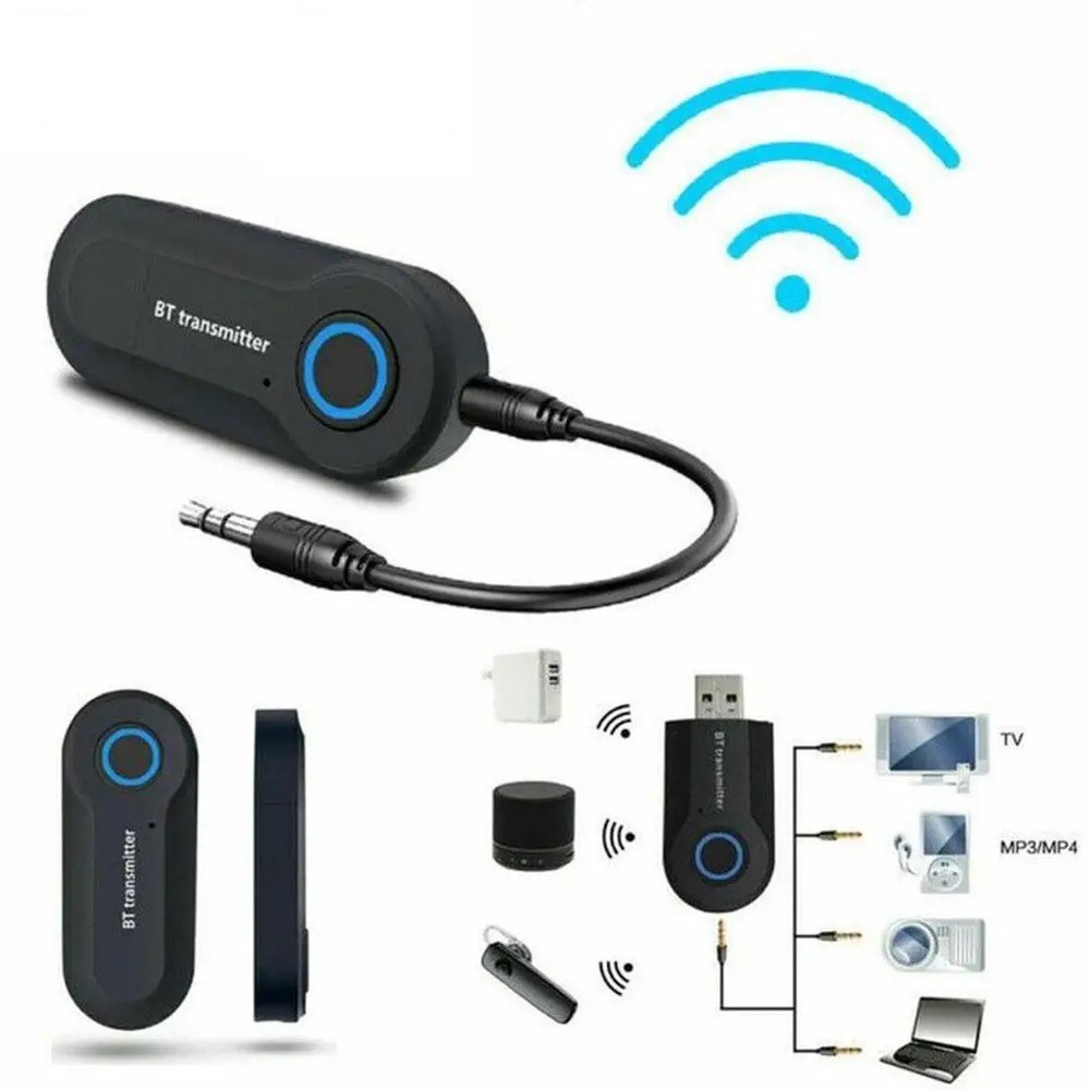 Bluetooth Transmitter 3.5MM Jack Audio Adapter Wireless Bluetooth Stereo Audio