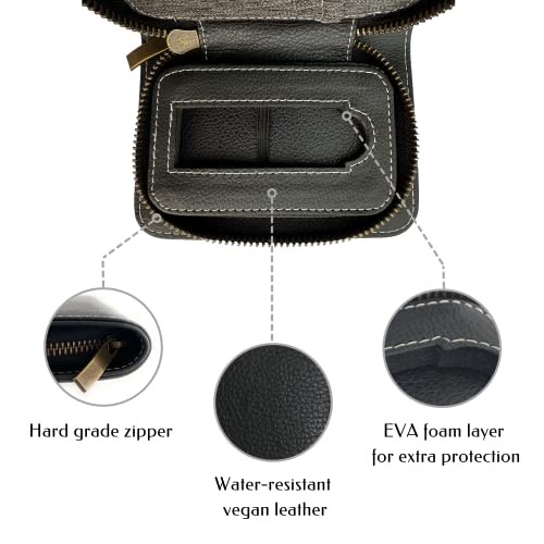 Luxury Black Slimline Cryptocurrency Wallet Case