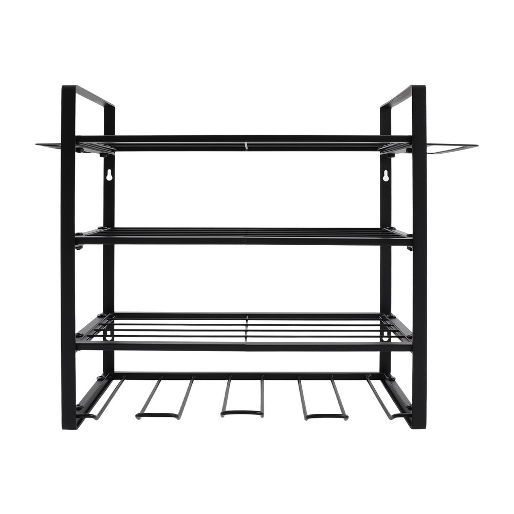 Power Tool Organizer 4-Tier Tool Organizer and Storage Shelf Wall Mount Rack