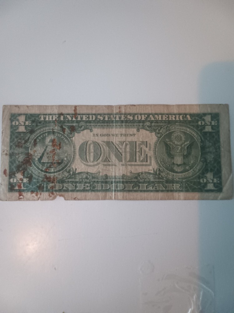 1957 B 1 dollar silver certificate