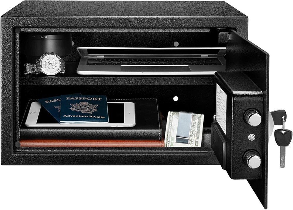 Amazon Basics Steel Security Safe with Programmable, OPEN BOX