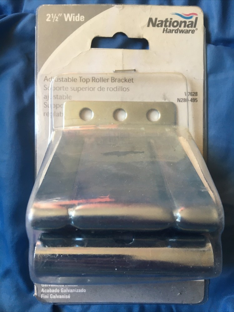 National Hardware N280-495 V7628 Adjustable Top Roller Galvanized Bracket