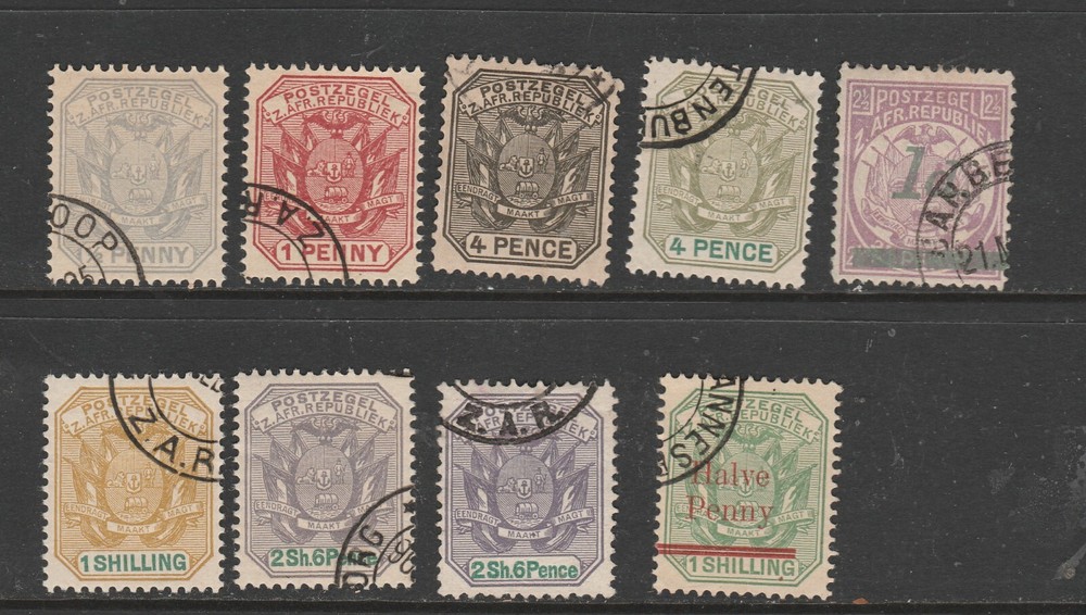 Transvaal Used Lot with Forged Cancels