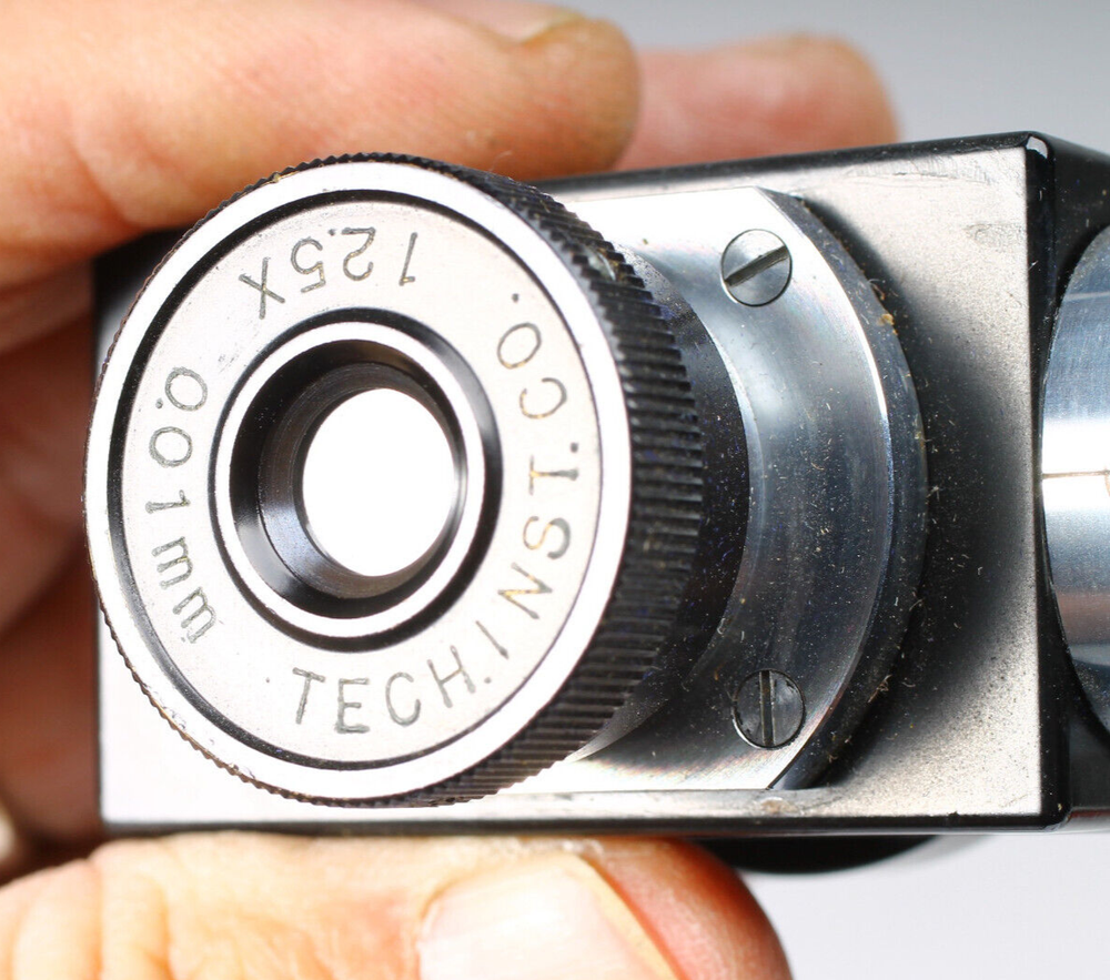TECHNICAL INSTRUMENTS CO. MICROSCOPE EYEPIECE 12.5X W MICRO ADJUSTMENT IN BOX