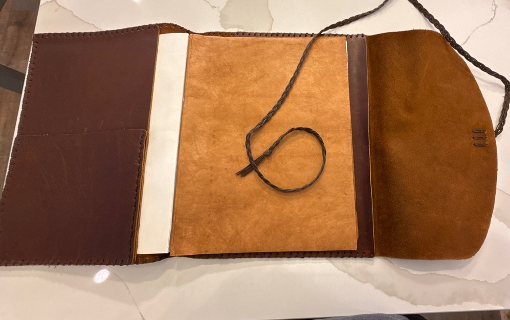 Leather Sketch Book- Handmade