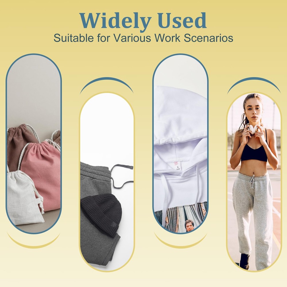 Drawstring Threader Tool Set, Stainless Steel Sewing Loop Turner Hooks with